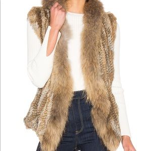 Heartloom Real Fur Vest